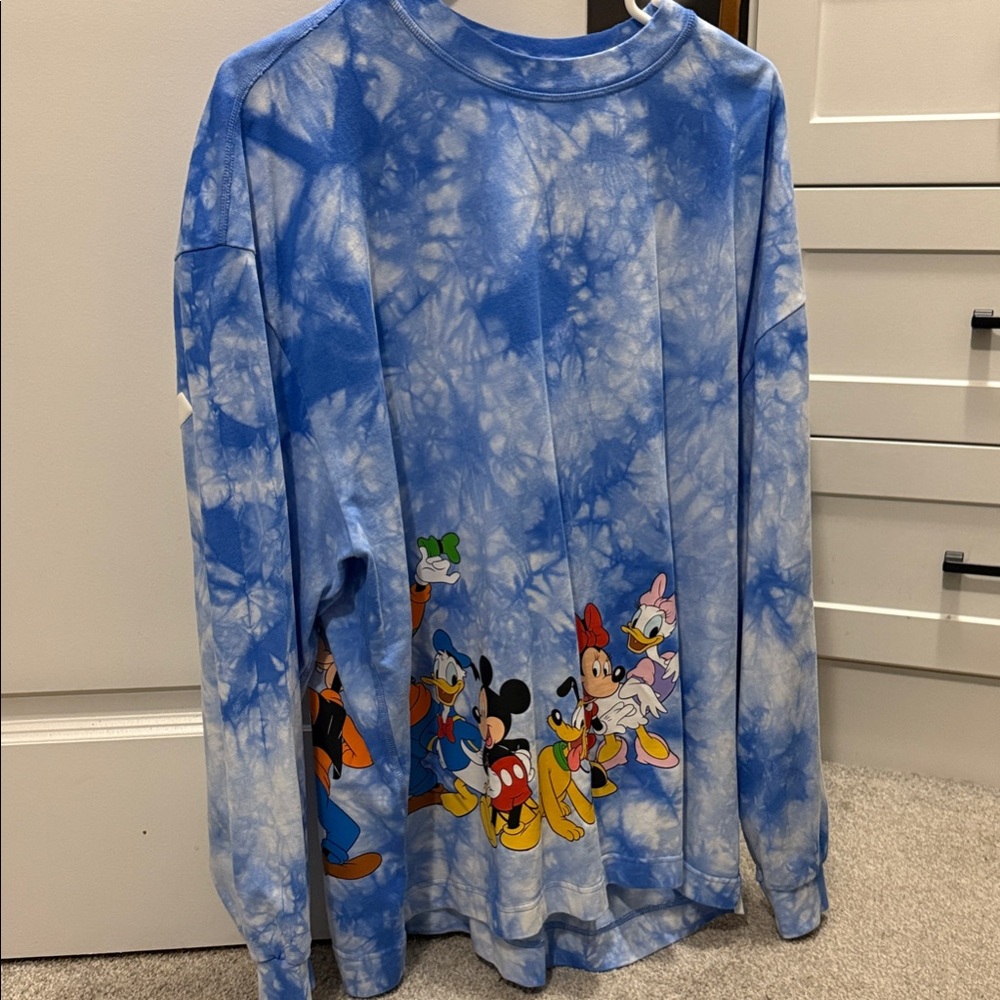 Disney Blue Tie Dye Spirit Jersey